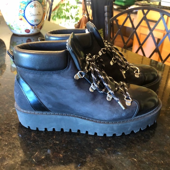 Ganni lined “winter Hiking” boots. 11” long. Listed size 39. Fits size 8-9 - Picture 9 of 12
